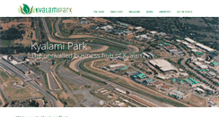 Desktop Screenshot of kyalamipark.co.za