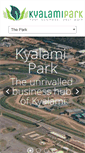 Mobile Screenshot of kyalamipark.co.za